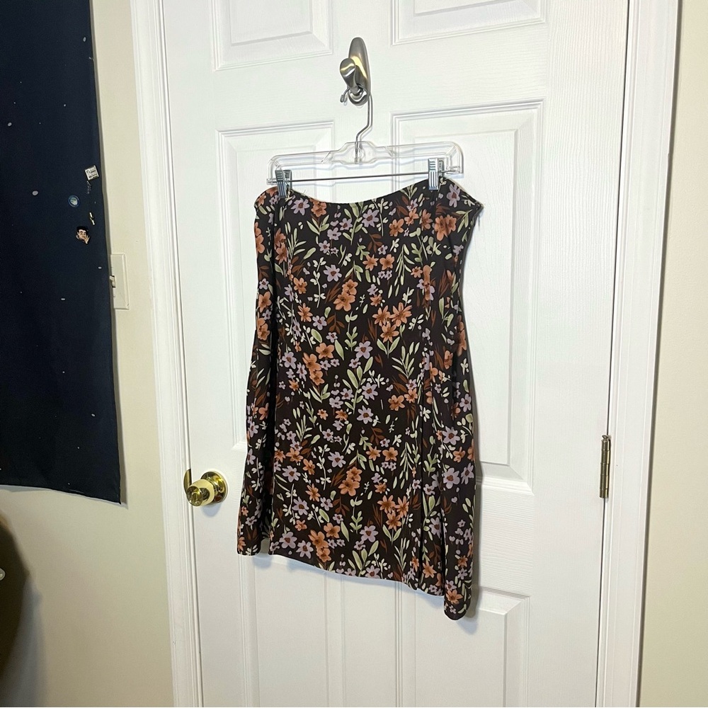 ✧･ﾟvtn whimsy floral midi skirt